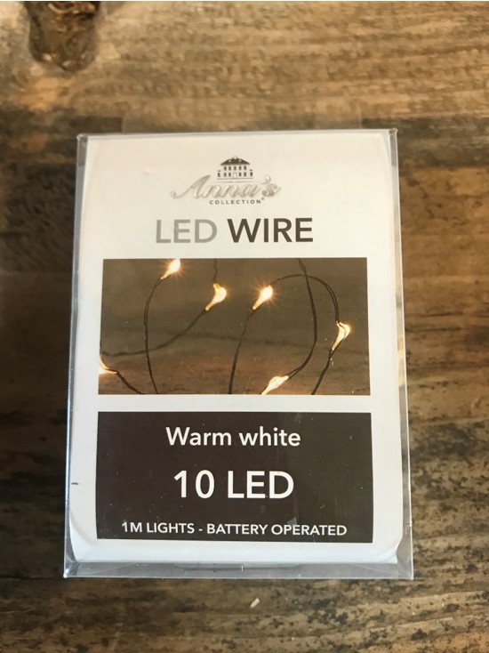 10 warm-wit LED